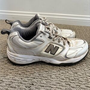 New Balance Classic White and Gray 408 Dad Shoes